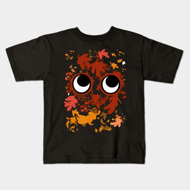 Owl in the Evening Kids T-Shirt by Clarmeleon